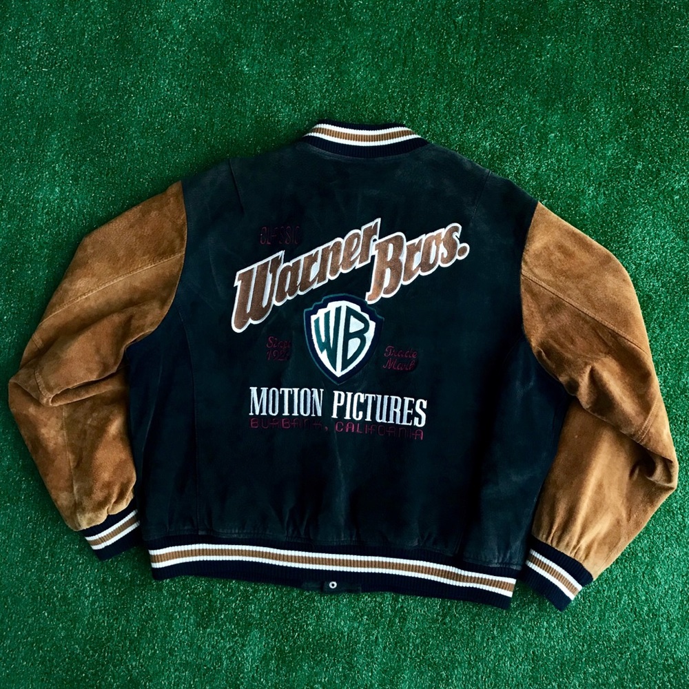Rare 90s Vintage Warner Bros. Studio Staff Varsity